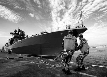 中俄海军联合军演_hao123上网导航