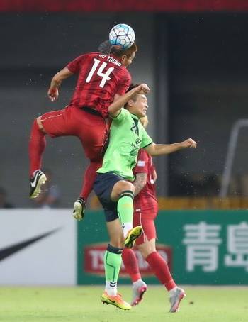 亚冠1\/4决赛:上海上港主场0-0全北现代_hao12