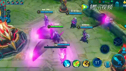 王者荣耀:传说皮肤回城特效大合集,gif动图全城展示