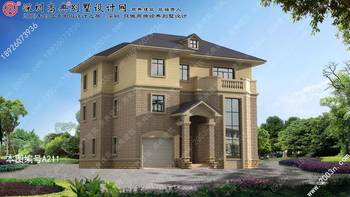 别墅图纸大全新型三层别墅外观图